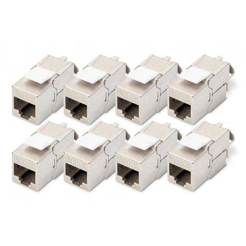 Digitus Keystone Jack Cat6A/RJ45->LSA geschirmt 500MHz 8St