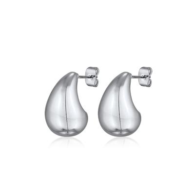 Paar Ohrstecker ELLI "Ohrringe Tropfen Ohrringe Silberfarben für Damen" Gr. 20, silber, Ohrringe, Damen, 20, Messing