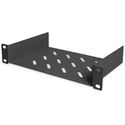 Digitus Fachboden 10"-Schränke festeinbau 1HE RAL9005 schwarz (DN-10-TRAY-1-B)