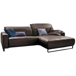 ECKSOFA YORK Sonoma Trüffel Dekor Leder