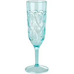 RICE Acryl Champagner Glass, Mint