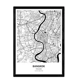 POSTER Bangkok - Thailand A4 Rahmenlos