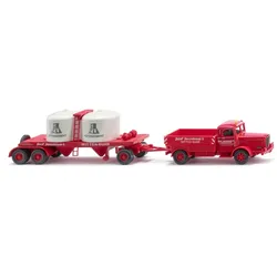 WIKING 053406 1:87 Chemikalienhängerzug (Büssing 8000) "Rosenkranz"