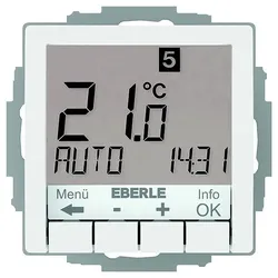 Eberle Controls UP-Uhrenthermostat UTE4800R-RAL9016-G55