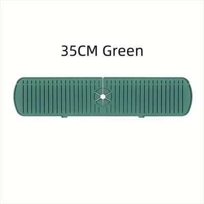 Uplifted Finds Premium Silicone Sink Splash Guard Kitchen Tap Drain Mat & Drip Catcher Tray s Green