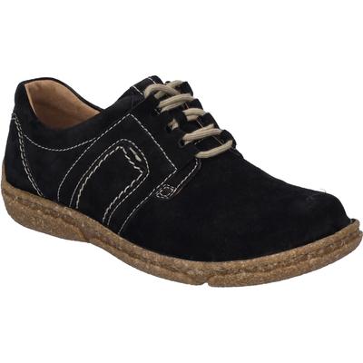 Schnürschuh JOSEF SEIBEL "Neele 44, schwarz", Damen, Gr. 39, schwarz, Obermaterial: 100% Rindsleder Leather cow., Schuhe Schnürschuh