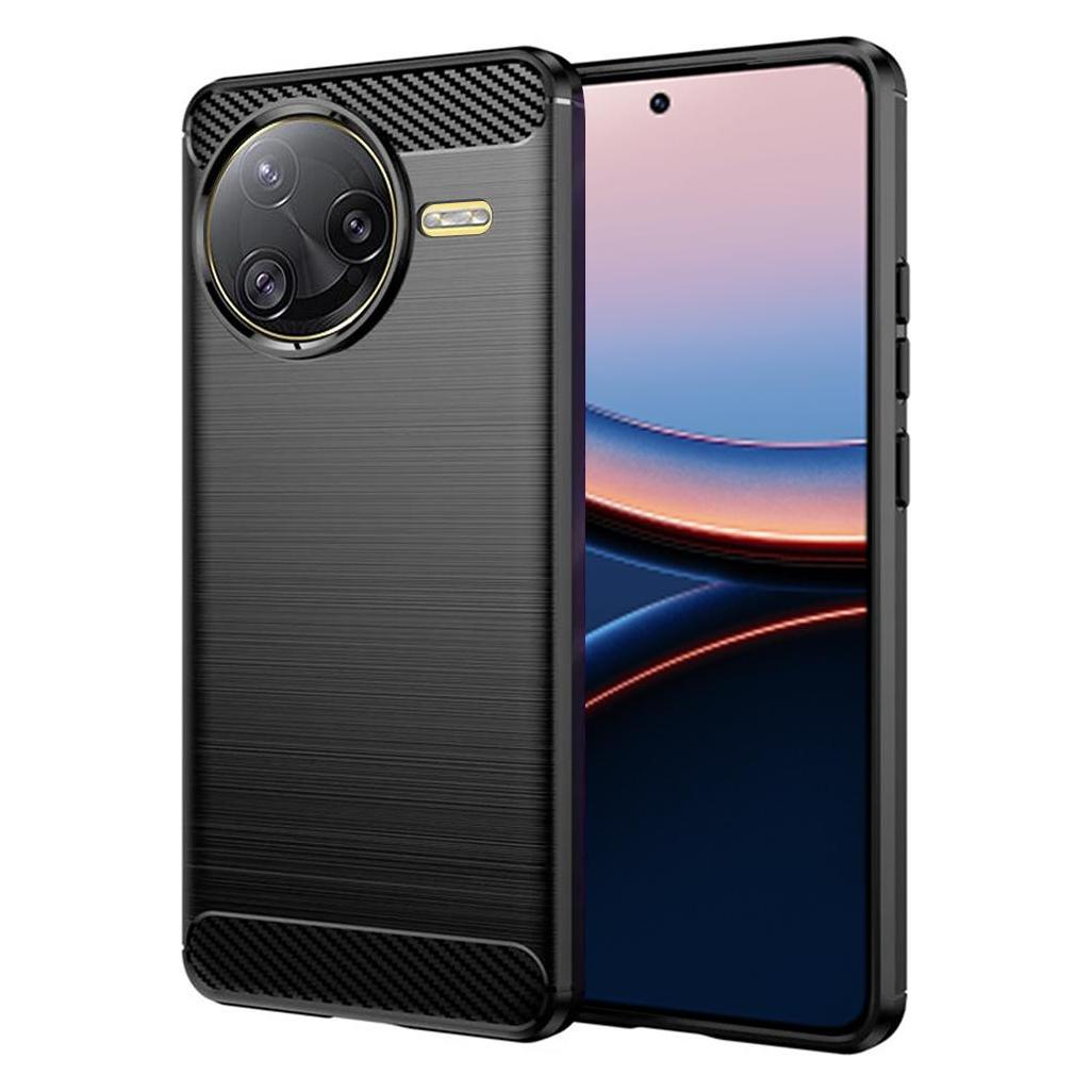 Techsuit - Carbon Silicone - Xiaomi Poco F7 Ultra - Black (Xiaomi Poco F7 Ultra) (56365465)