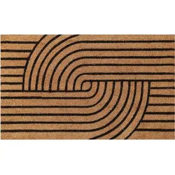 WECONhome Fußmatte Modern Mania natur 45x75 cm