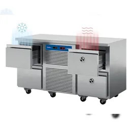 KBS Premium Combi Station, kombinierter Kälte-Wärme Tisch, Breite: 1500mm, Tiefe 700mm