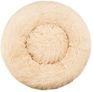 Uplift Essentials Cloud Comfort Anti Anxiety Round Pet Den beige 32 In