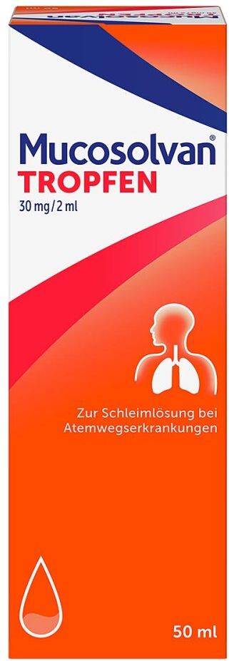 Mucosolvan Tropfen, Hustenlöser mit Ambroxol 50ml