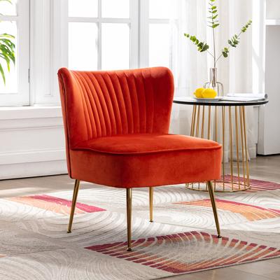 Westin Furniture Heaven Contemporary Velvet Upholstered Accent Chair