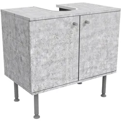 WASCHBECKENUNTERSCHRANK Beton Ciré Tapete 60/55/35 cm