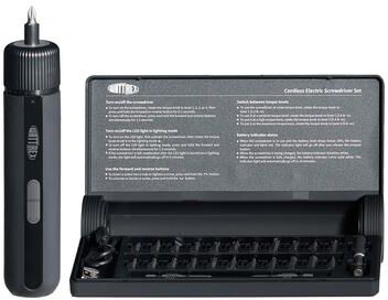 WATTREX 4V Cordless Electric Screwdriver Set with 4 Torque Settings (8 N·m Max), 24 S2 Bits