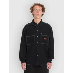 Volcom Levelstone Hemd black white Gr. XS