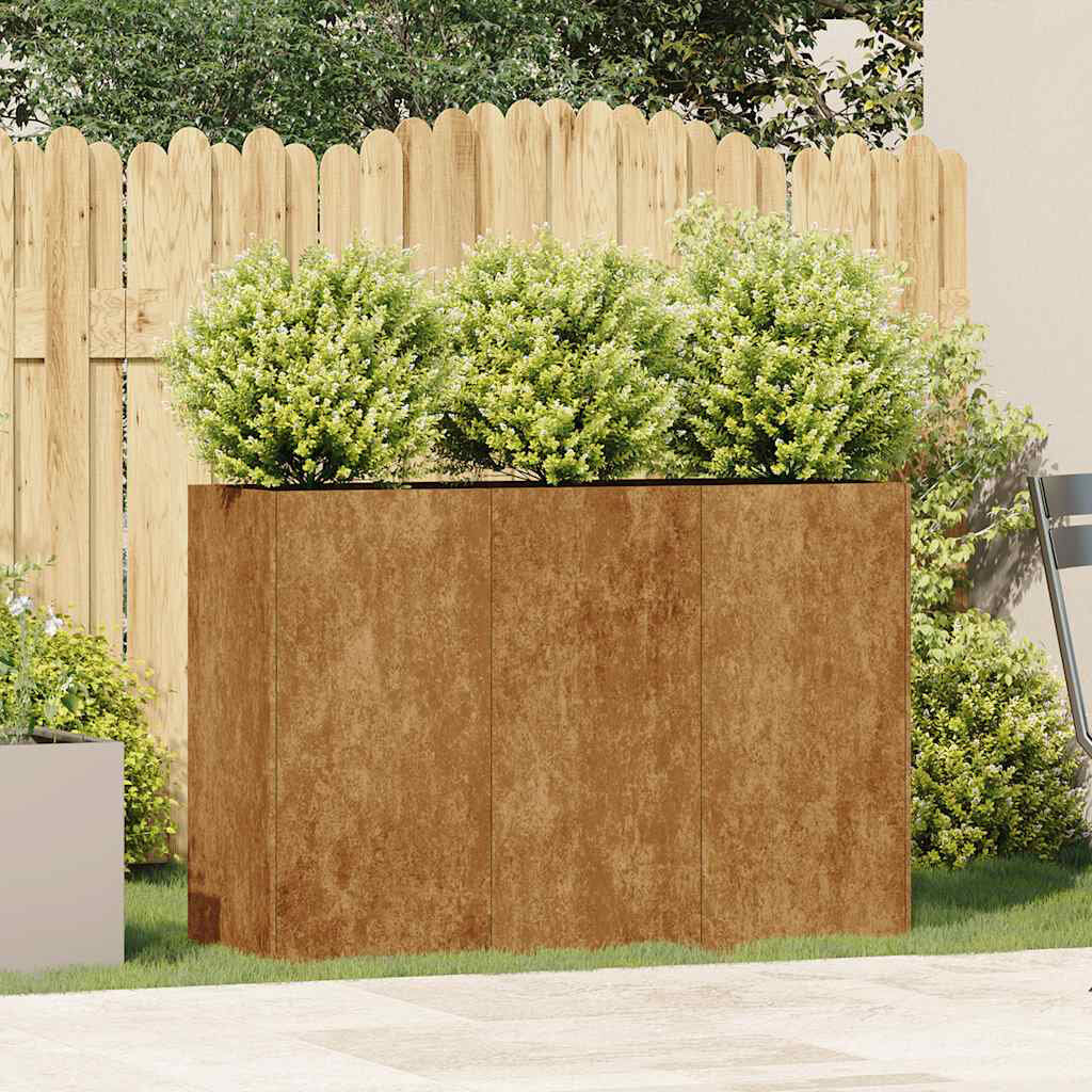 Rio Outdoor Planter Box Brown 31.50" H x 47.24" W x 15.75" D