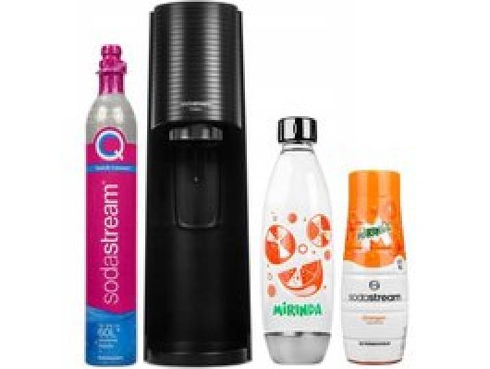 Saturateur deau gazeuse - Sodastream - Terra - Bouteille sirop Mirinda - Cylindre CO2 Quick Connect