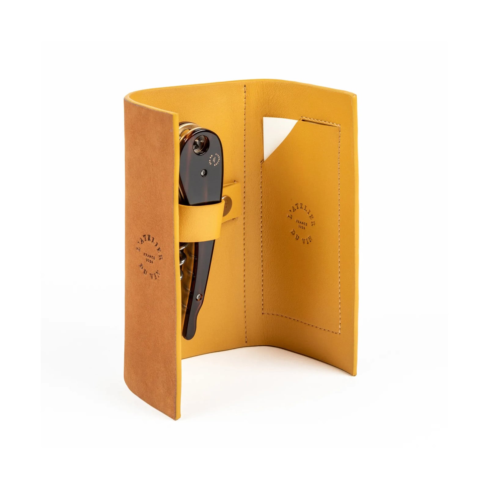L'Atelier du Vin Soft Machine Nomad kurkentrekker met leren etui, 2-delig