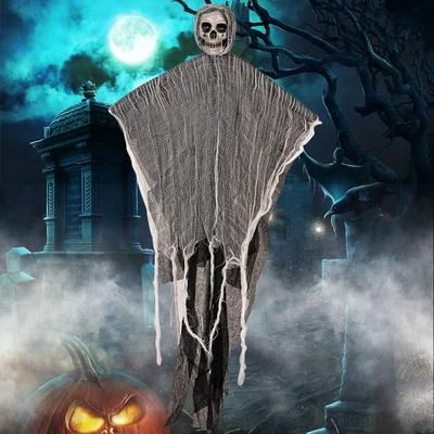 Uplift Treasures Halloween Hanging Skull Ghost Decoration Halloween Hanging Skull Ghost Decoration