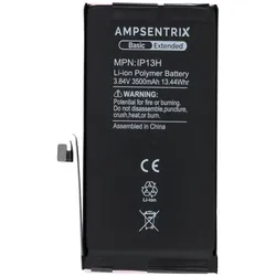 Other Inne AmpSentrix Basic battery for iPhone 13 (high capacity 3500 mAh), Smartphone Akku