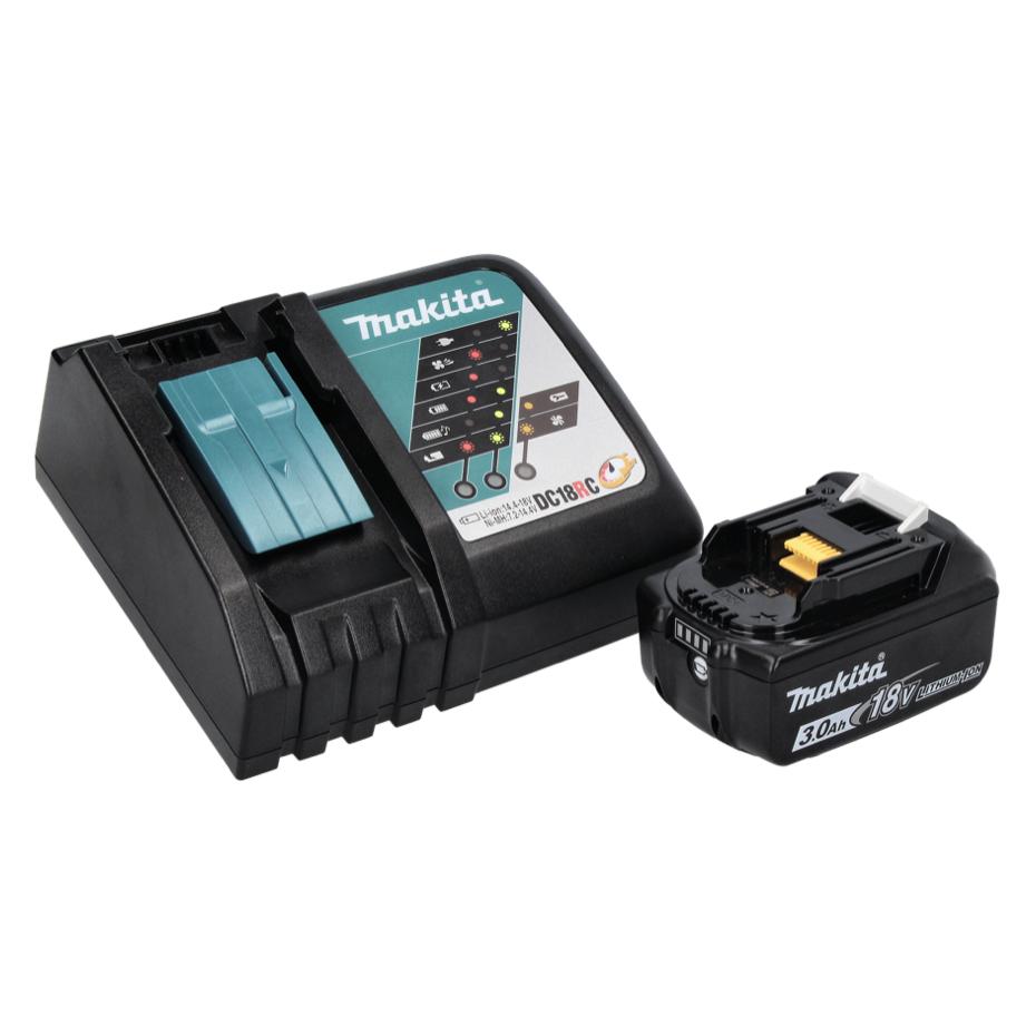 Makita DML 812 RF1 Akku LED Handstrahler 18 V 1250 lm + 1x Akku 3,0 Ah + Ladegerät (1250 lm) (DML812RF1)