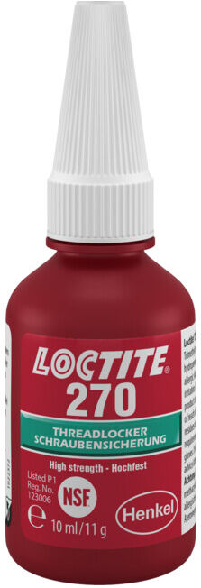 Frein filet à haute résistance universel Loctite 270, 10 ml (1918245)