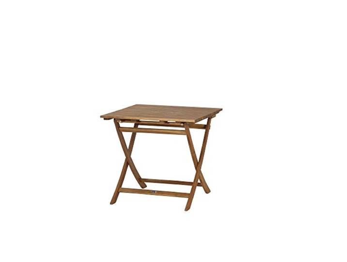 Siena Garden Klapptisch Falun, 80x80x74cm, Gestell: Akazienholz, geölt in natur, Tischplatte: Akazienholz, FSC 100%