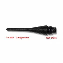 WINMAU Softspitze - Premium - BSF - gross - 1000 Stück - schwarz 259562