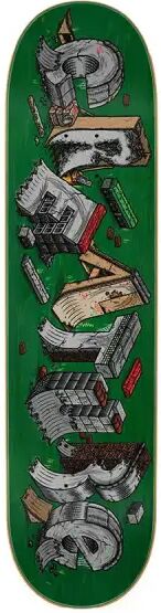 Skateboard Deck Creature Slab DIY (7.75" - Grün)