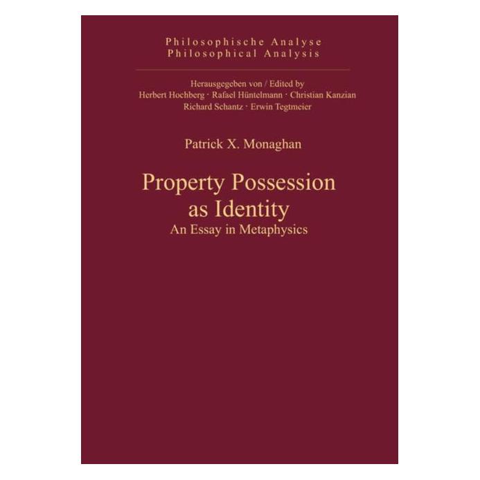De Gruyter Monaghan:Property Possession as Identit (Englisch, Hardcover, Patrick X Monaghan) (67767285)