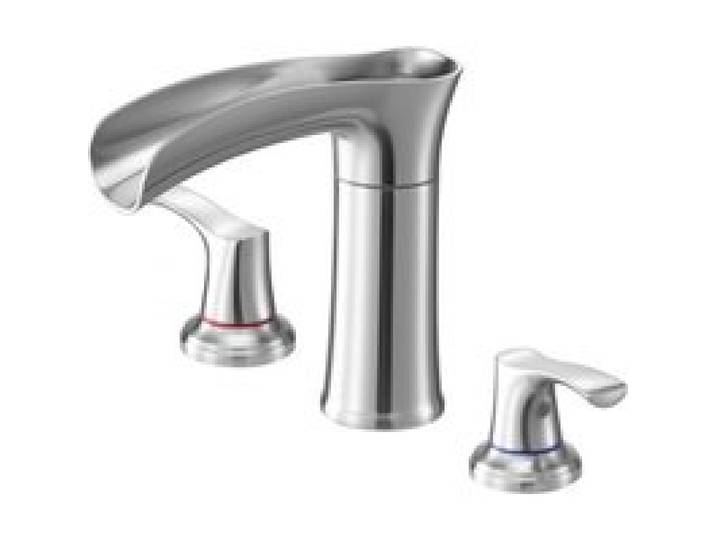 VEVOR römische Badewannenarmatur Wannenarmaturen-Set mit 3 Löchern & 2 Griffen, Badewannenhahn aus Zinklegierung mit kurzem Auslauf für die Deckmontage zum Waschen Baden von Haustieren Erwachsen