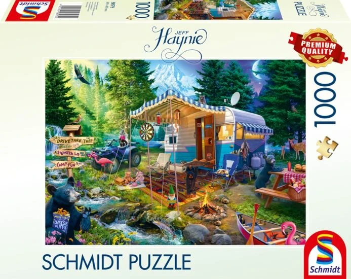 Schmidt Spiele Jeff Haynie: Mit dem Caravan in den Bergen (1000 Teile)