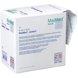 Wundpflaster MaiMed stretch Fixiervlies 10 cm x 10 m hypoallergenes, weißes, elastisches Fixiervlies 1 Stück/Box