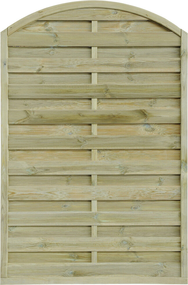 Weitere Sichtschutzzaun Rügen 120 x 180 cm, Rundbogen, kesseldruckimprägniert