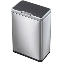 EKO Mirage Sensor Bin 2 x 20 L Edelstahl Mülltrennsystem inklusive 2 Inneneimern, Sensor- & Touchfunktion