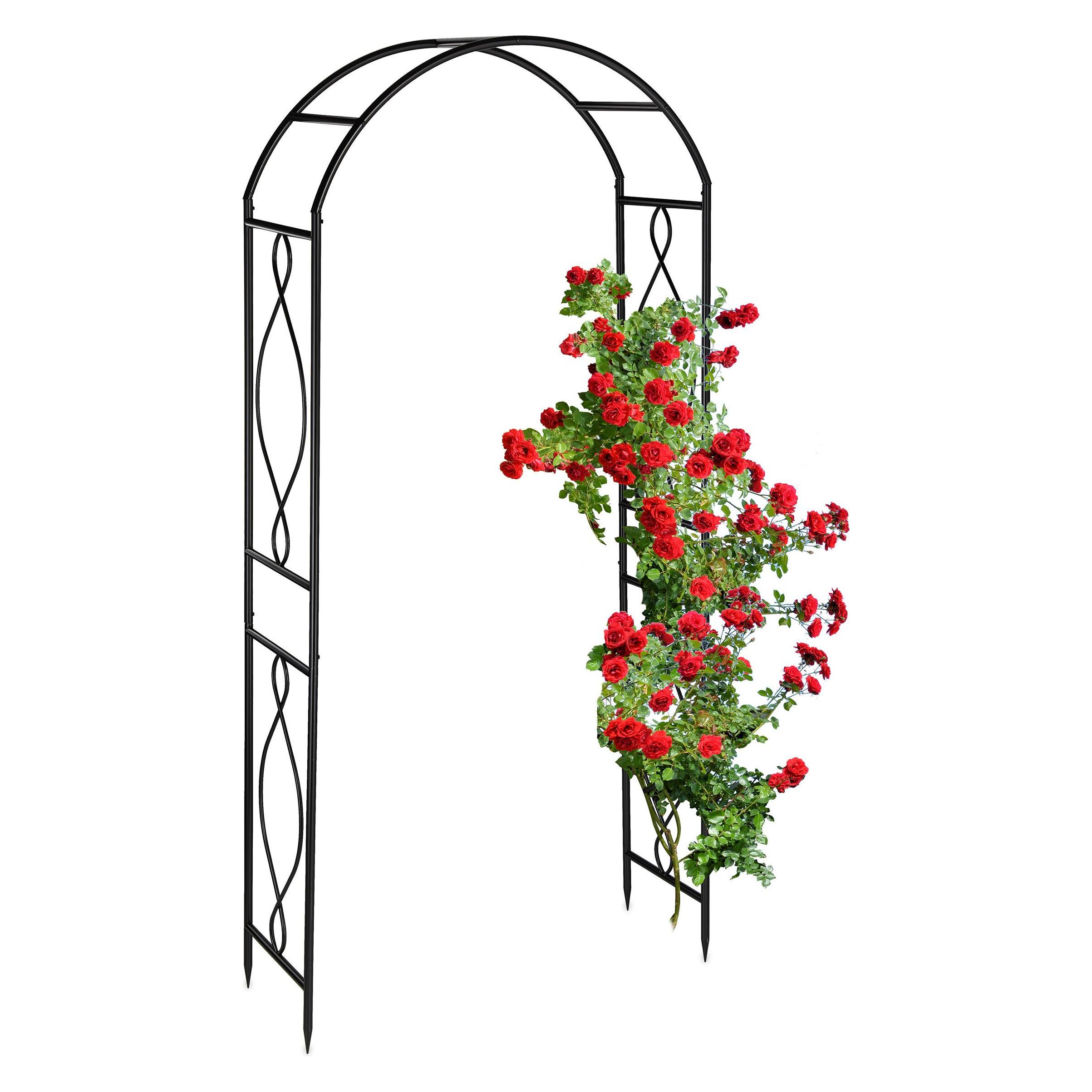Relaxdays Rosenbogen (40 cm, 100 cm) (4052025415495)