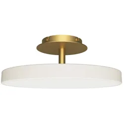 LED-Deckenleuchte Asteria Up Umage perlweiß/messingfarben, Designer Soren Ravn Christensen, 16.9 cm