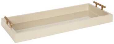 Kate and Laurel Lipton Narrow Rectangle Wood Accent Tray - 10x24