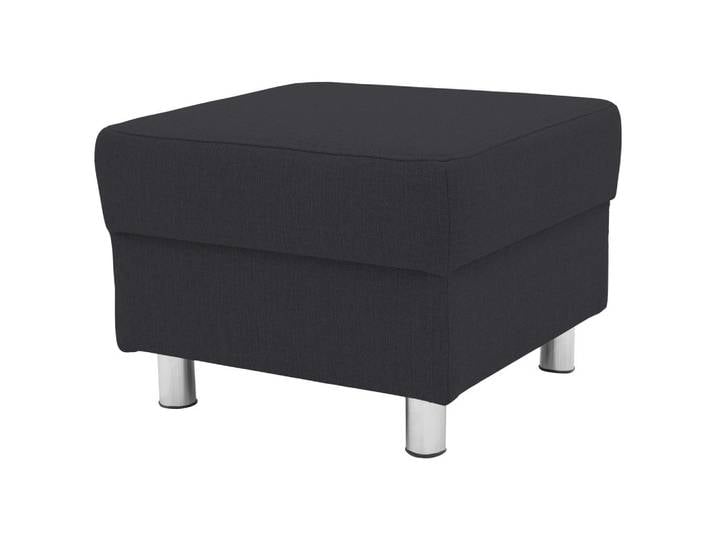Mid.you Hocker, Schlamm, Metall, Uni, rechteckig, 54x40x54 cm, Made in EU, Wohnzimmer, Hocker, Sitzhocker