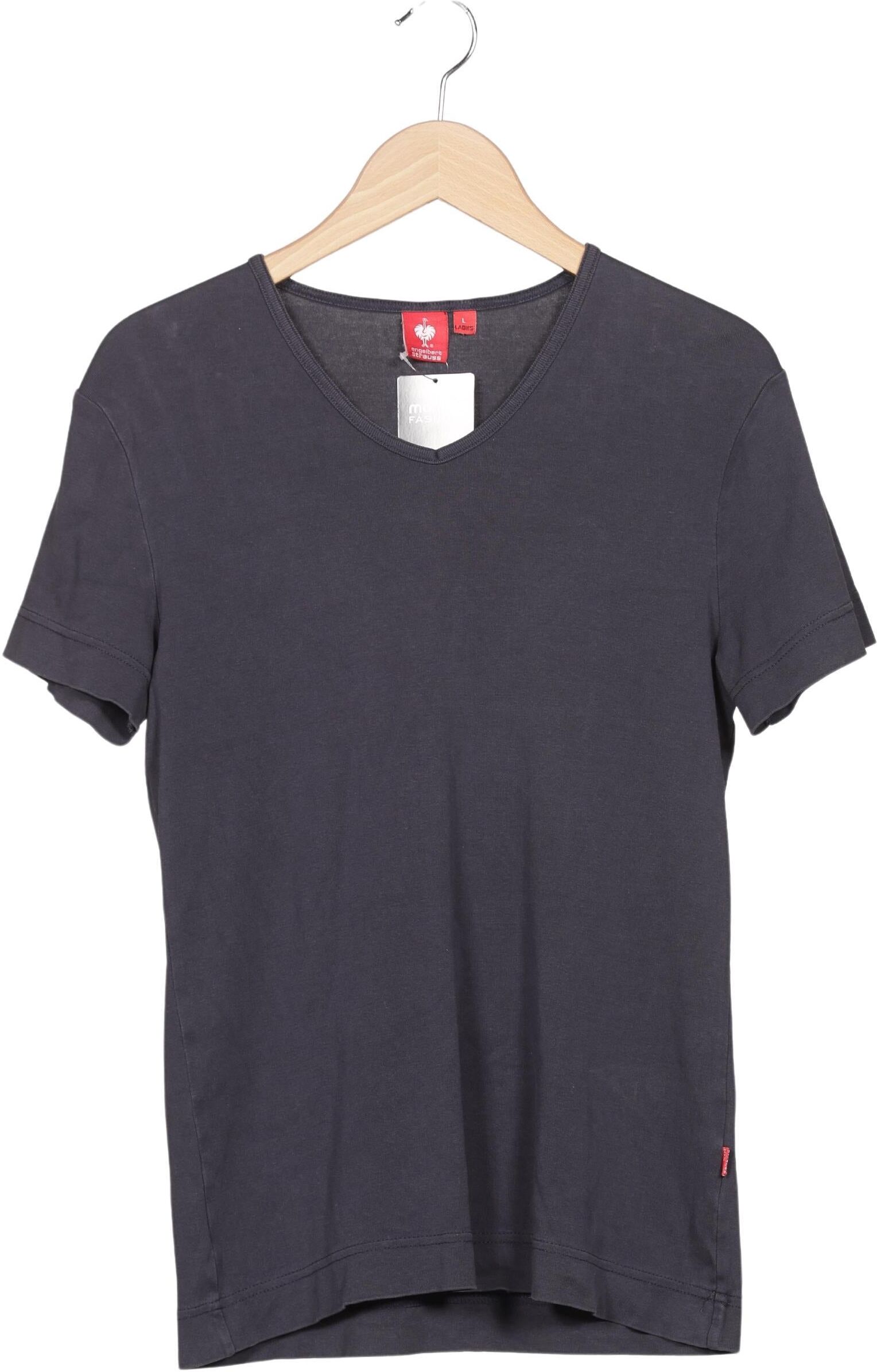 engelbert strauss Damen T-Shirt, Grau, Gr. L, Baumwolle - Second Hand