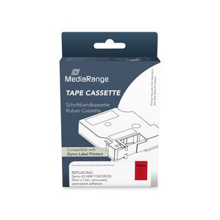 MediaRange Schriftbandka. Dymo D1/40917/S0720720 9mmx7m sw