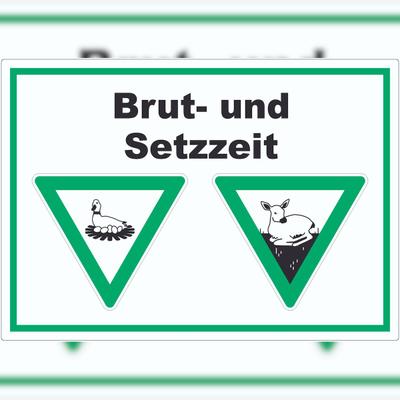 HB-Druck Brut- und Setzzeit Aufkleber A0 (841x1189mm)