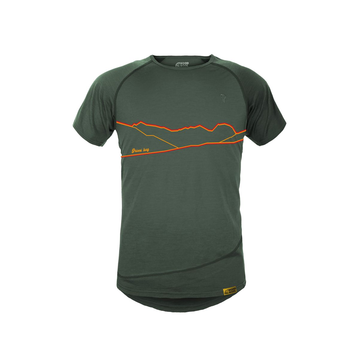 Grüezi Bag Woodwool T-shirt Mr. Mccoy Hometown bayberry green (3003) XXL 2760-3003-XXL