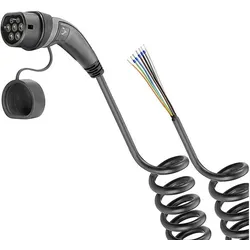 Weidmüller, Elektroauto Ladekabel, WEID Spiral-Ladekabel (Typ 2, 11 kW, 16 A)