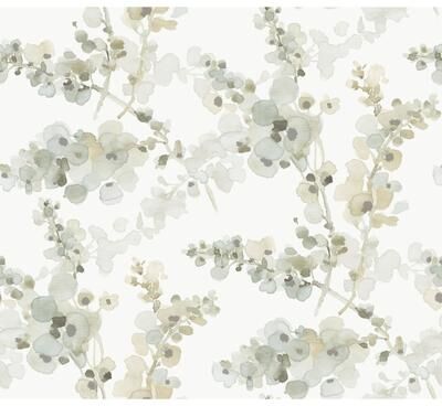 Candice Olson Blossom Fling Mineral Green Wallpaper