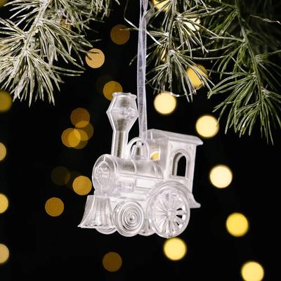 Uplift Treasures Clear Acrylic Angel Christmas Hanging Ornament style 5