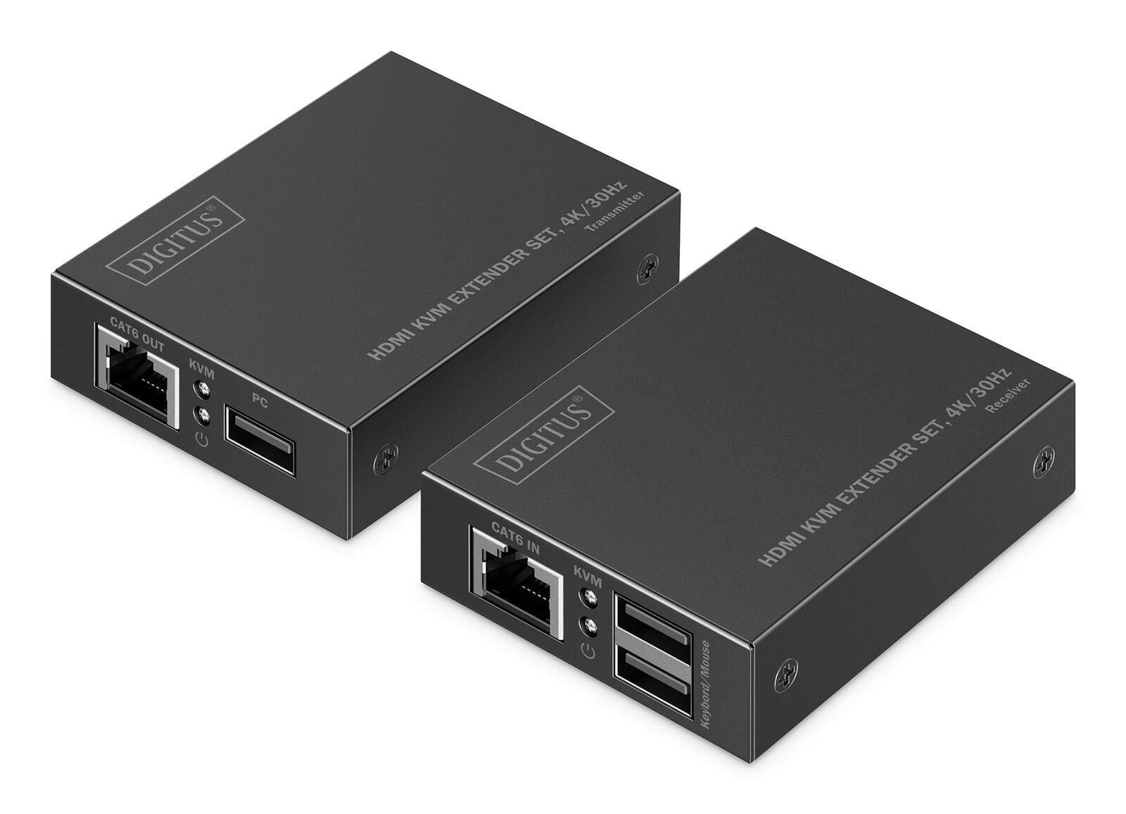 Digitus HDMI KVM Extender Set, 4K/30Hz DS-55357
