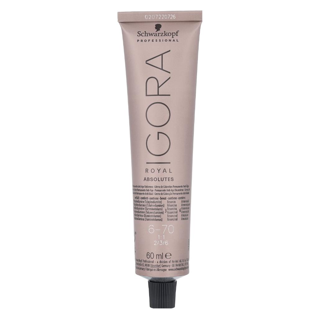 Schwarzkopf Professional Igora Royal Absolutes Age Blend (6-70 Dunkelblond Kupfer Natur) (1677597)