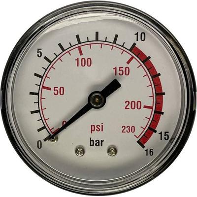 Aerotec Manometer 9414582 Anschluss (Manometer): Rückseite Außengewinde 1/4' 1St.