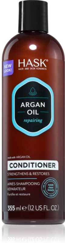 HASK Argan Oil après-shampoing revitalisant pour cheveux abîmés 355 ml